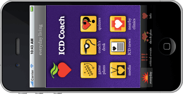 iPhone main screen